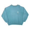 LIIJ Mens Blue Crew Neck 2XL Cotton Blend Pullover Sweatshirt Casual Wear