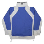 COLUMBIA Mens Blue & Grey Outdoor Jacket M Nylon Colourblock Zip