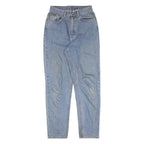 CALVIN KLEIN Womens Jeans Blue Regular Tapered W26 L28