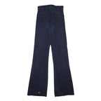 J BRAND Womens Regular Fit Flared Denim Dark Blue W26 L35 Zip Cotton Blend Jeans