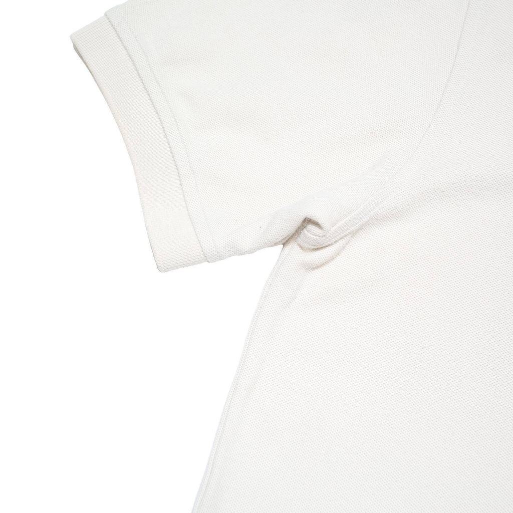 TOMMY HILFIGER Mens White Polo Shirt M Cotton Blend Short Sleeve Classic Fit