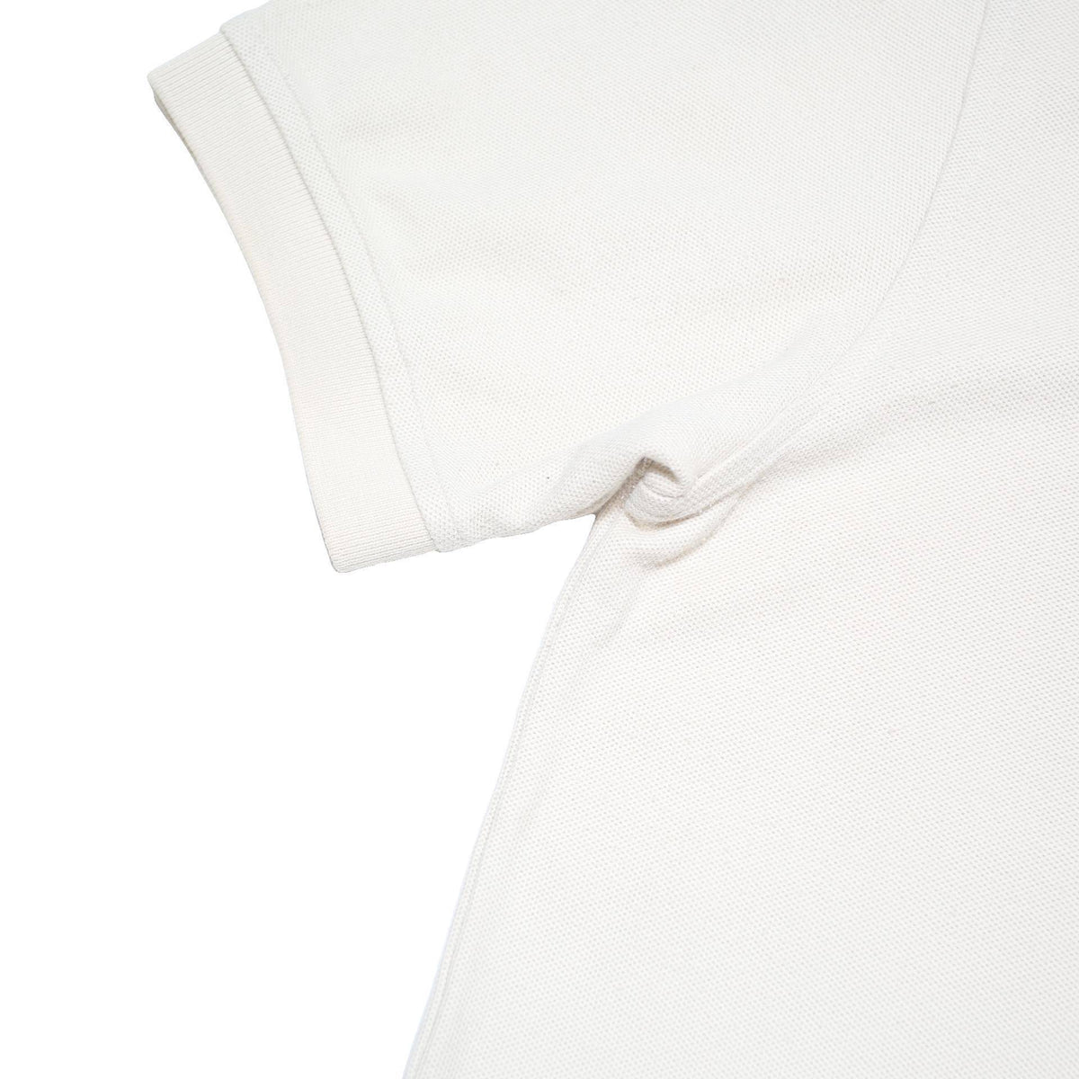 TOMMY HILFIGER Mens White Polo Shirt M Cotton Blend Short Sleeve Classic Fit