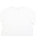 CHAPS Mens White Plain T-Shirt XL Short Sleeve Crew Neck Cotton Blend Pocket