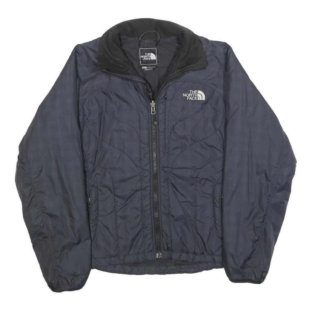 THE NORTH FACE Womens Black Outdoor Jacket XS Polyester Blend Zip Plain