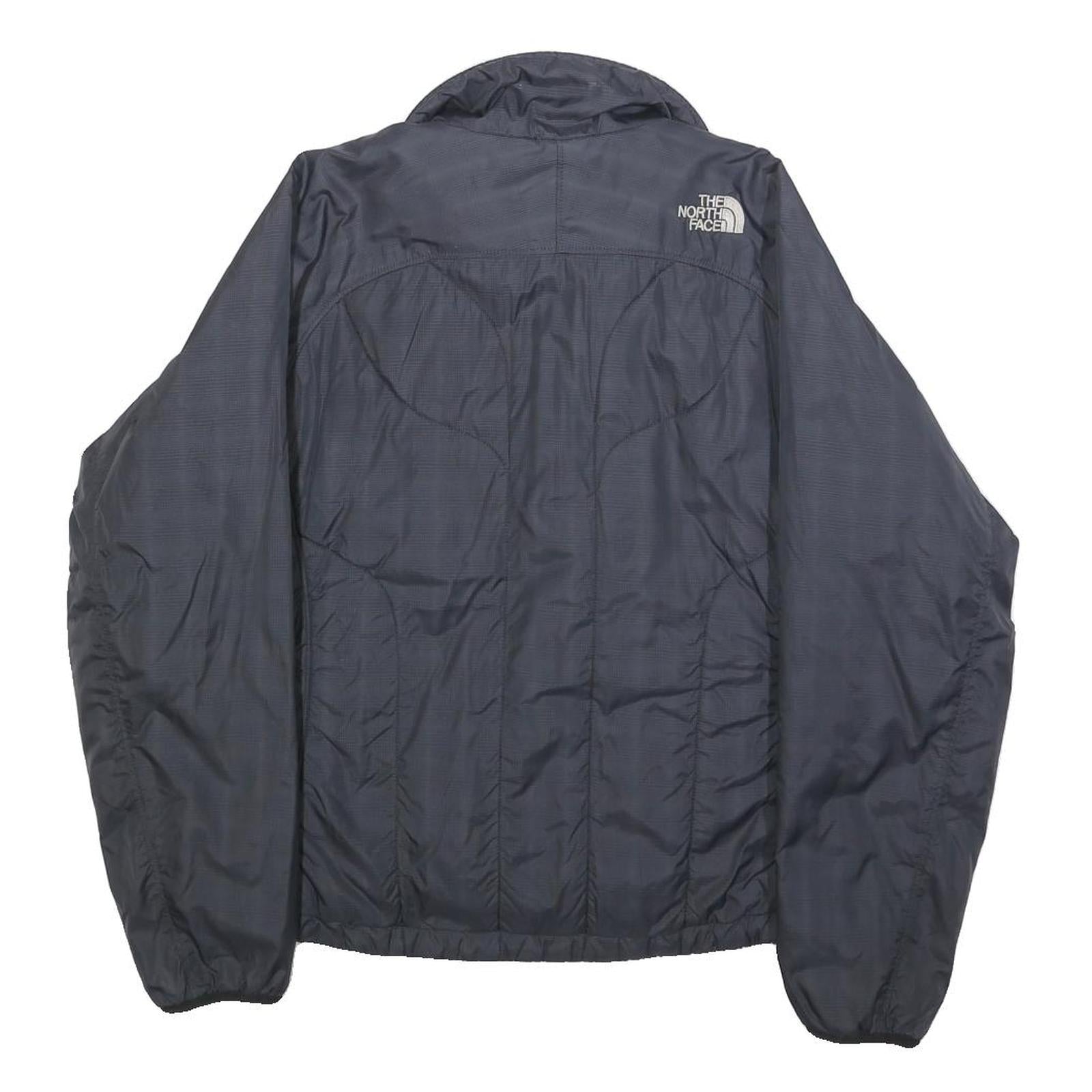 THE NORTH FACE Womens Black Outdoor Jacket XS Polyester Blend Zip Plain