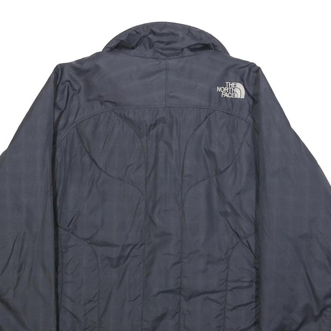 THE NORTH FACE Womens Black Outdoor Jacket XS Polyester Blend Zip Plain