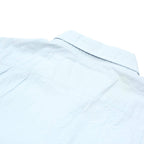 NAUTICA Mens Light Blue Cotton Blend Short Sleeve Shirt L Button Down Casual