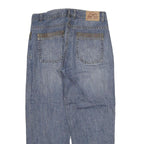 BAY JEANS Mens Jeans Blue Relaxed Straight Denim Medium W32 L29 Casual Stylish