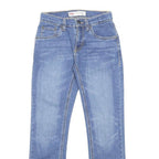 LEVI'S 511 Slim Boys Jeans Blue Slim Skinny Denim Light W25 L26 Zip Cotton Blend