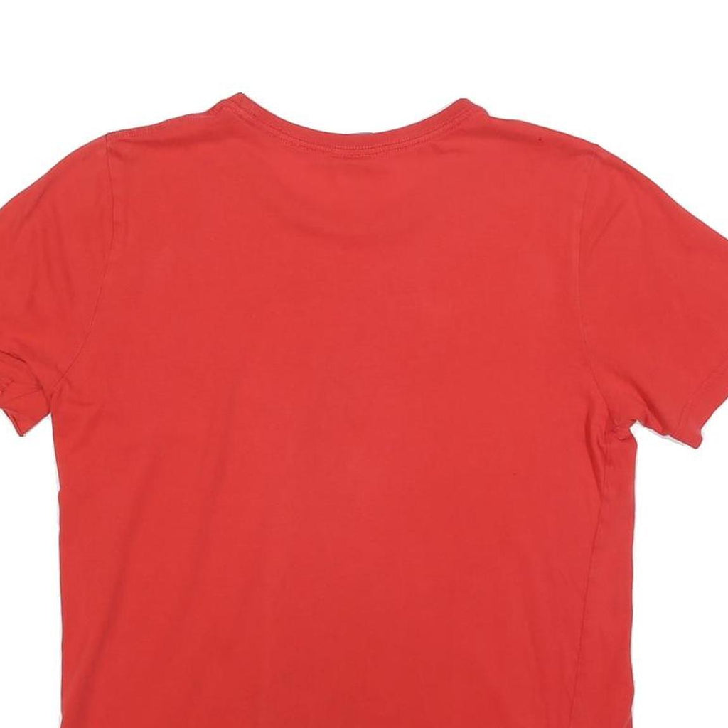 PUMA Mens Red Graphic T-Shirt XS Short Sleeve Crew Neck Cotton Blend Casual