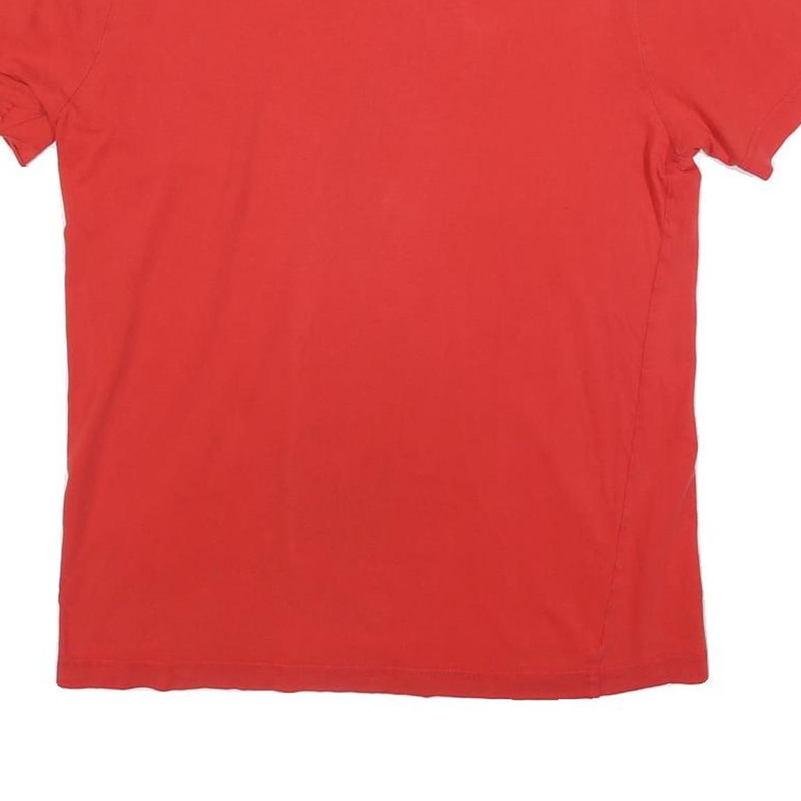 PUMA Mens Red Graphic T-Shirt XS Short Sleeve Crew Neck Cotton Blend Casual