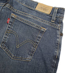 LEVI'S 550 Womens Relaxed Bootcut Denim Medium W32 L26 Classic Cotton Blend