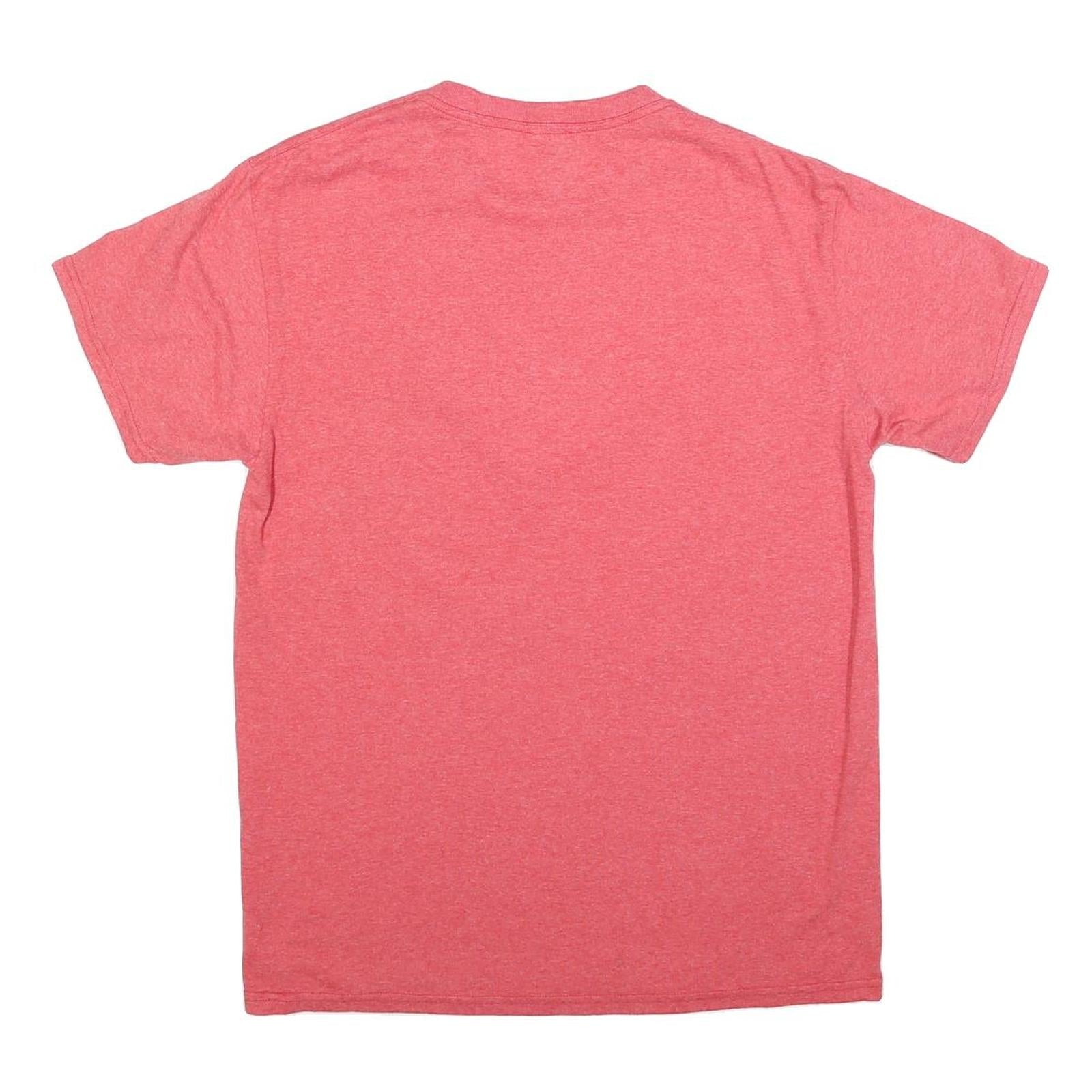 DELTA Mens Red Las Vegas Cotton Blend T-Shirt M Short Sleeve Crew Neck Casual