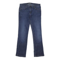 LACOSTE Womens Jeans Blue Regular Straight Denim Medium W29 L28 Classic Style