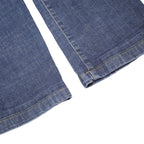 LACOSTE Womens Jeans Blue Regular Straight Denim Medium W29 L28 Classic Style