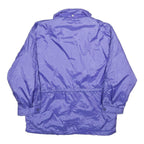 SEQUENCE Womens Purple Nylon Zip Jacket UK 18 Plain Lightweight Outerwear