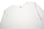CARHARTT Mens White Crew Neck L Long Sleeve Cotton Sweatshirt Waffle Knit