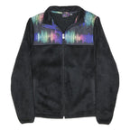 FILA Womens Black Polyester Blend Zip Up Jacket XS Colourblock Sport Casual