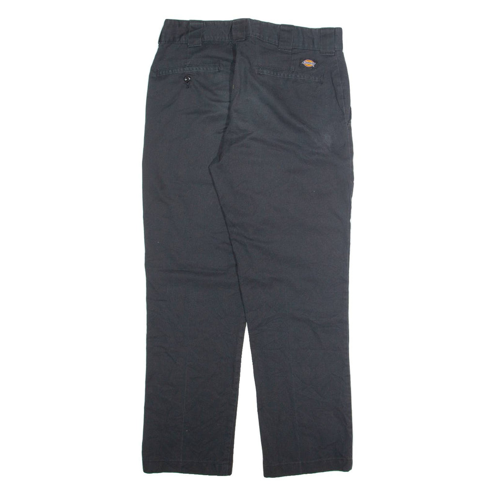 DICKIES Chino Mens Trousers Black Regular Straight W30 L30