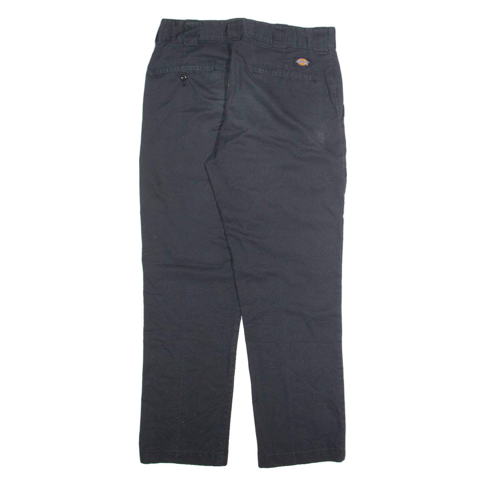 DICKIES Chino Mens Trousers Black Regular Straight W30 L30