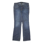 CALVIN KLEIN JEANS Womens Blue Regular Bootcut Denim Light W30 L30 Stylish Zip