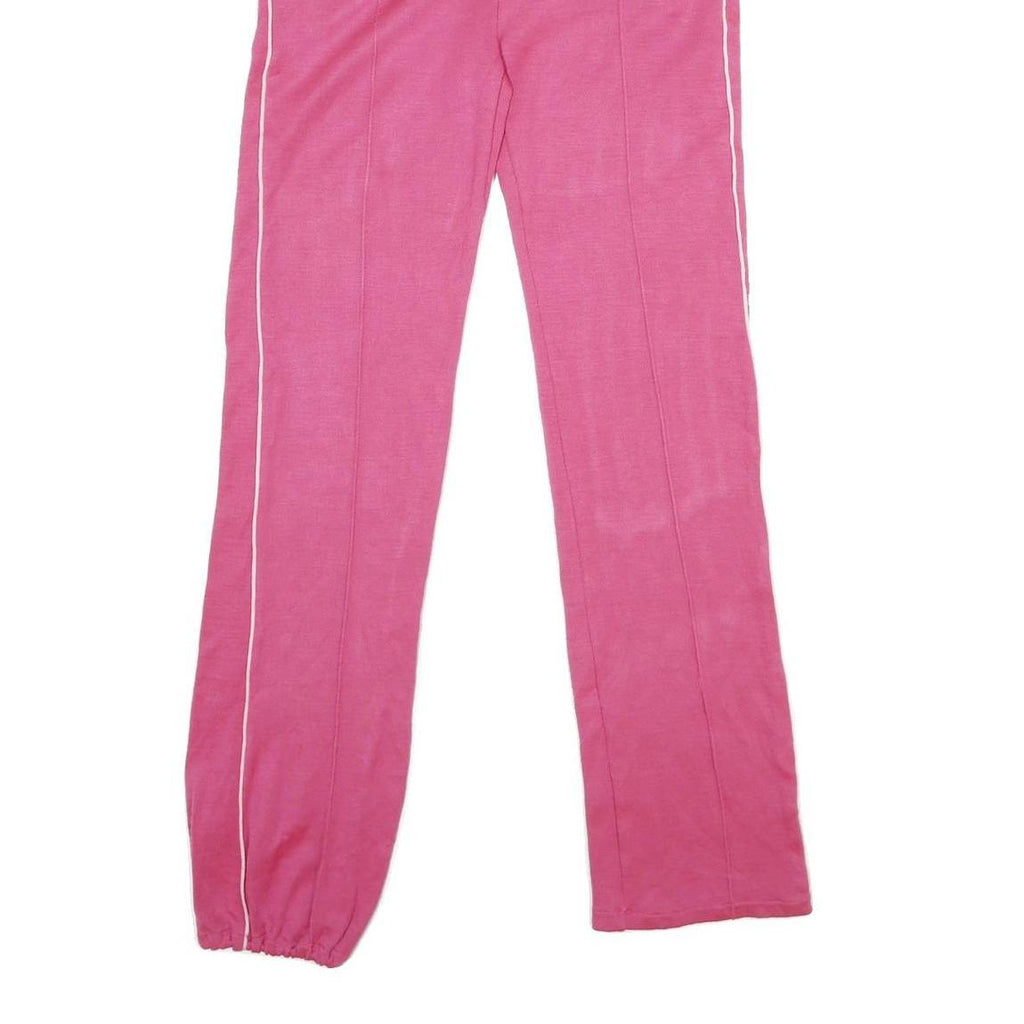 PUMA Womens Joggers Pink & Grey S W32 L31 Slim Tapered Fit Casual Sport