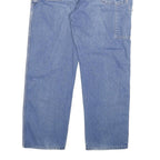 DICKIES Mens Jeans Blue Regular Straight Denim Medium W35 L29 Workwear Zip