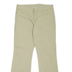 DICKIES Workwear Womens Trousers Beige Slim Bootcut W34 L33