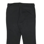 DICKIES Womens Black Cotton Blend Relaxed Straight Trousers W40 L30 Workwear