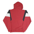 KARL KANI Mens Red Black & White Half Zip Jacket S Polyester Blend Colourblock