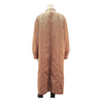 Womens Beige Button Front Long Sleeve Classic Jacket UK 18 Polyester Blend Plain