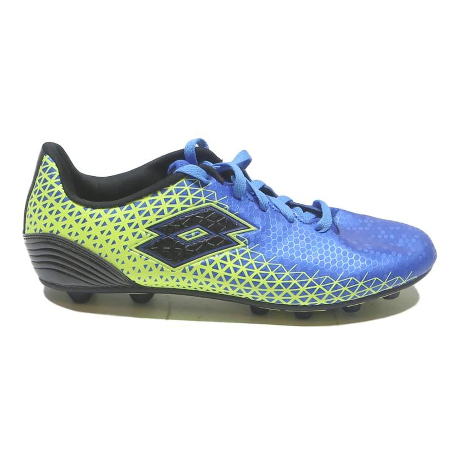 LOTTO Mens Lace-Up Football Boots Blue & Yellow Synthetic UK 7.5 Football Sports