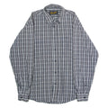 WRANGLER Mens Shirt Grey Check Long Sleeve L