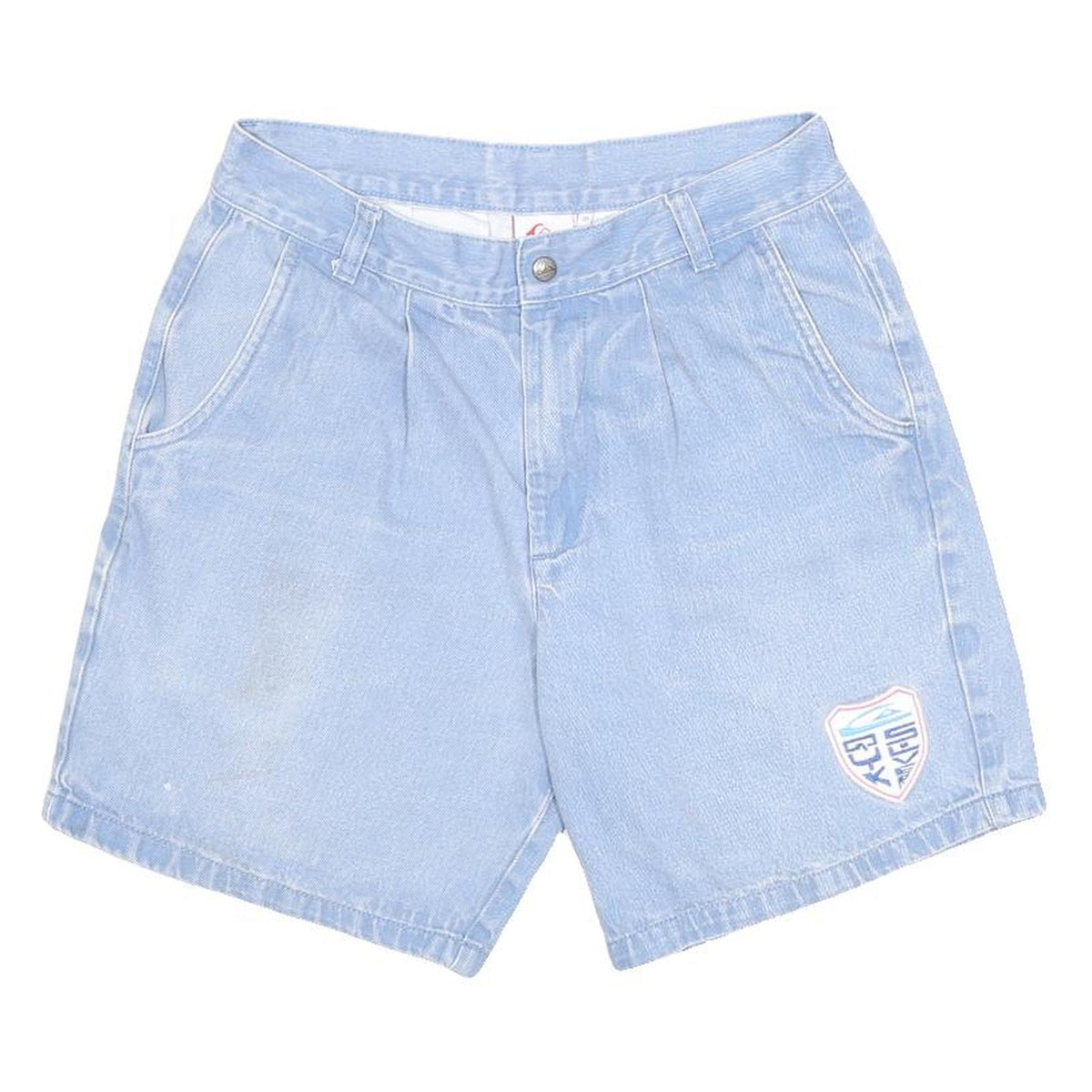 QUIKSILVER X STRANGER THINGS Mens Shorts Blue Casual M W31 Cotton