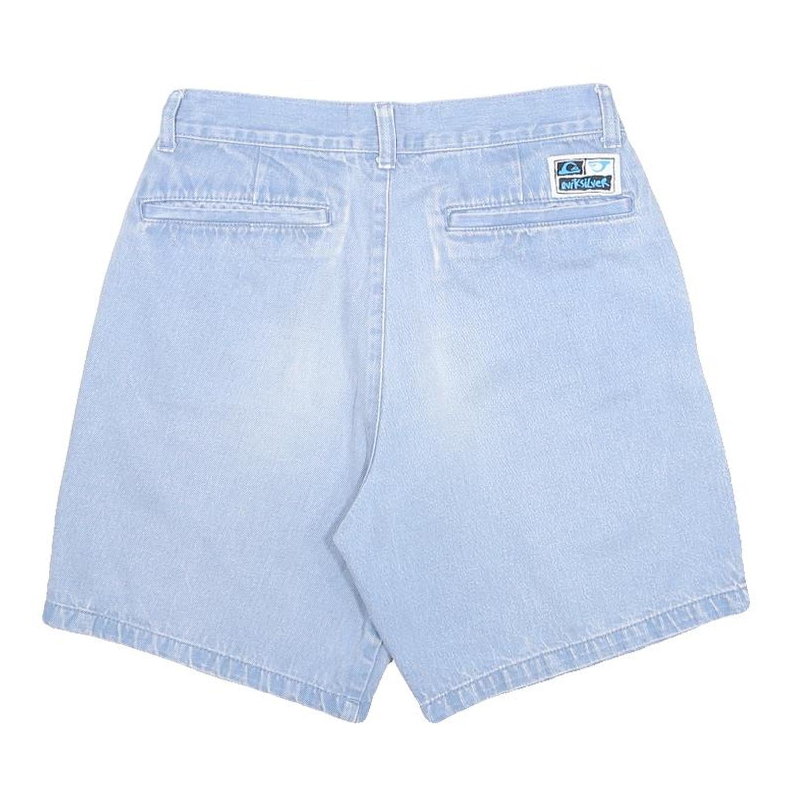 QUIKSILVER X STRANGER THINGS Mens Shorts Blue Casual M W31 Cotton