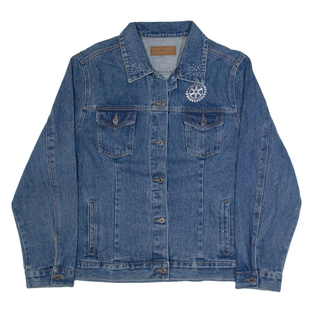 PORT AUTHORITY Womens Denim Jacket Blue 90s XL