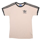 ADIDAS Mens White & Black Classic T-Shirt XL Short Sleeve Crew Neck Logo