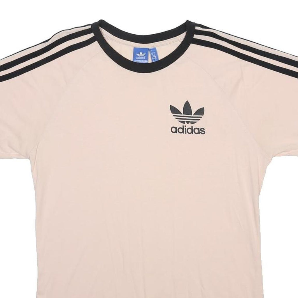 ADIDAS Mens White & Black Classic T-Shirt XL Short Sleeve Crew Neck Logo