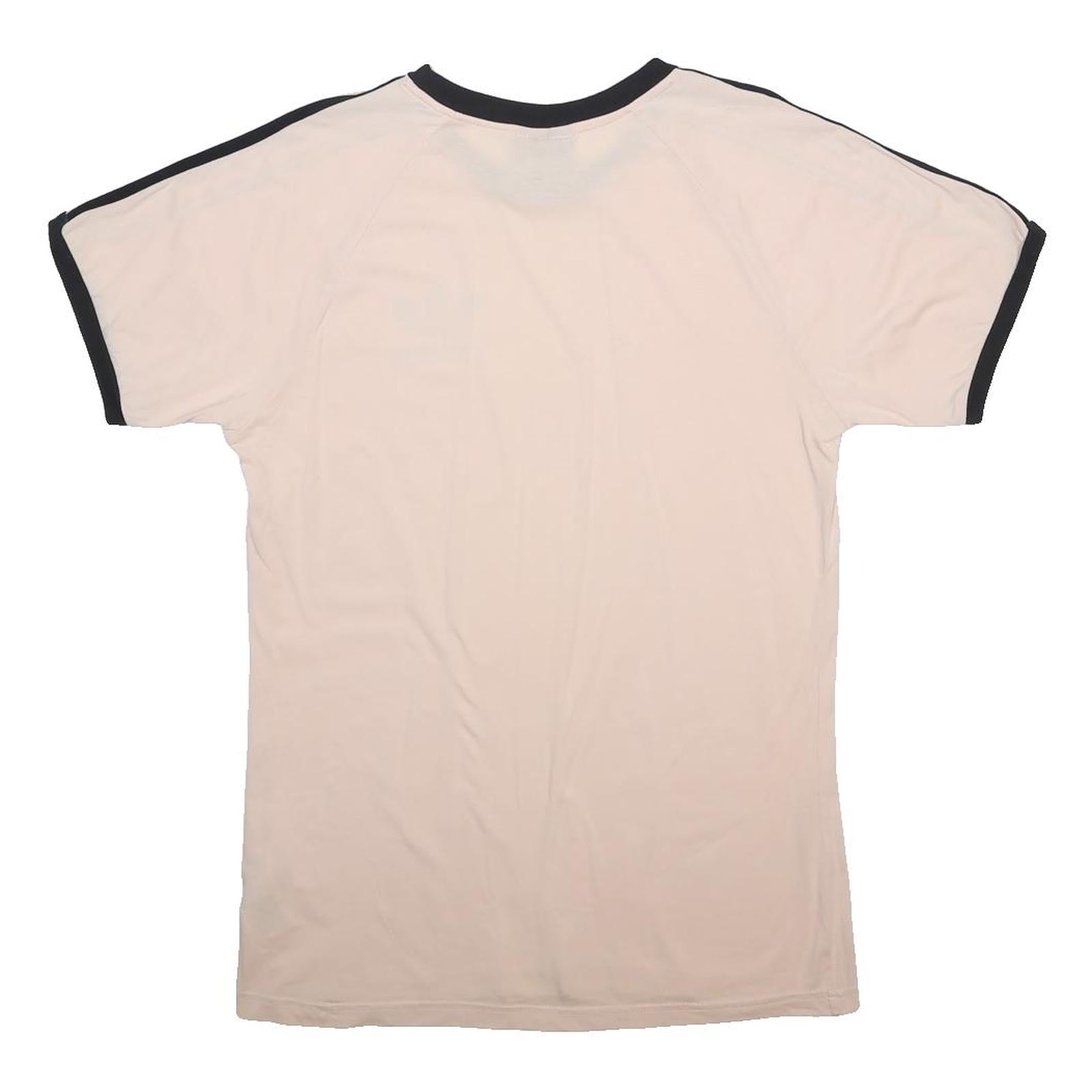 ADIDAS Mens White & Black Classic T-Shirt XL Short Sleeve Crew Neck Logo