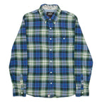 VANS Mens Shirt Blue Check Long Sleeve M