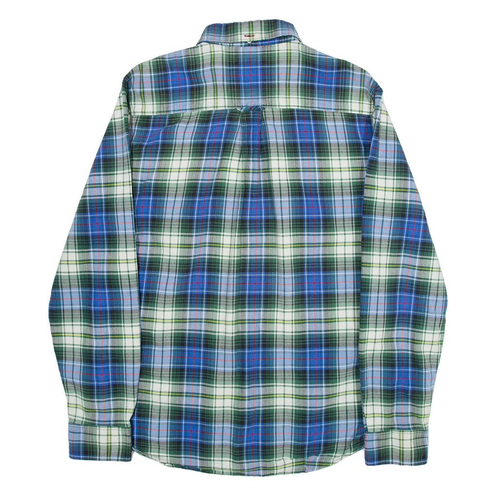 VANS Mens Shirt Blue Check Long Sleeve M