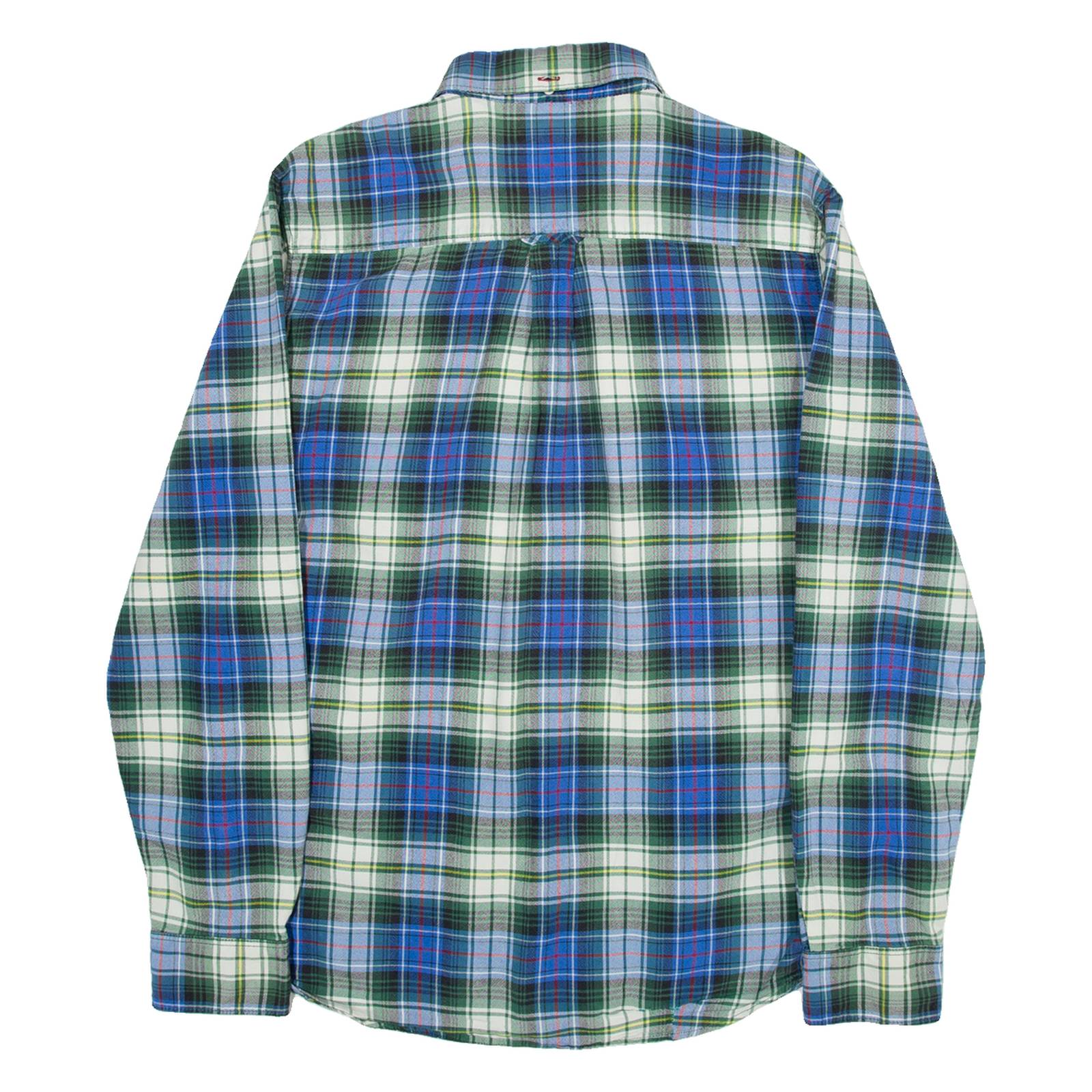 VANS Mens Shirt Blue Check Long Sleeve M