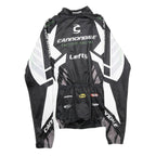 CANNONDALE Mens Black White Green Factory Racing Cycling Jersey M Long Sleeve
