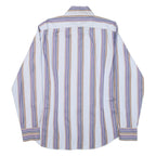 TED BAKER Mens Shirt Blue Striped Long Sleeve M