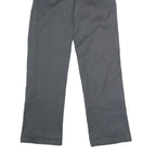 DICKIES Mens Polyester Blend Black Classic Straight Trousers W29 L32 Workwear