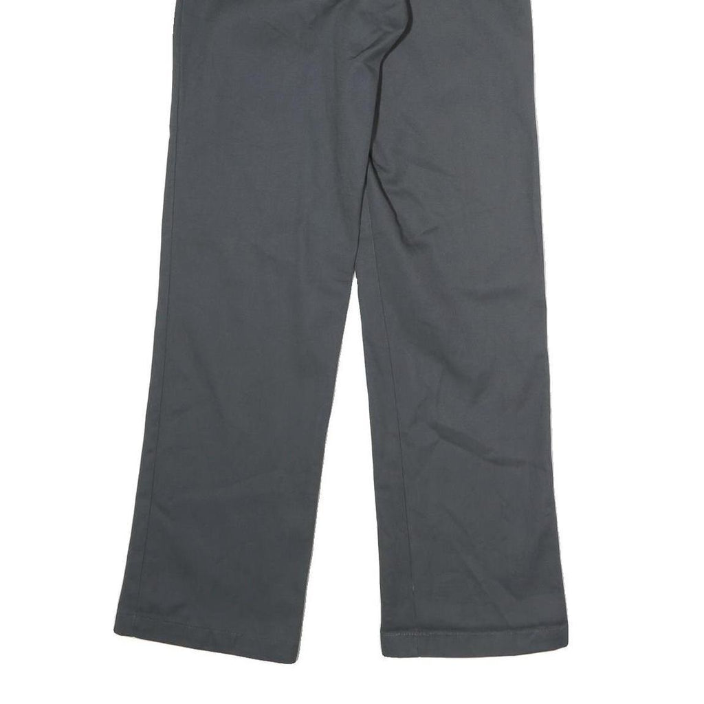 DICKIES Mens Polyester Blend Black Classic Straight Trousers W29 L32 Workwear