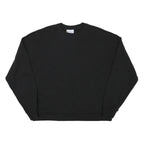 CHAMPION Womens Black Sweatshirt Crew Neck L Cotton Blend Pullover Casual