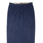 TOMMY HILFIGER Womens Trousers Blue Regular Tapered W38 L30