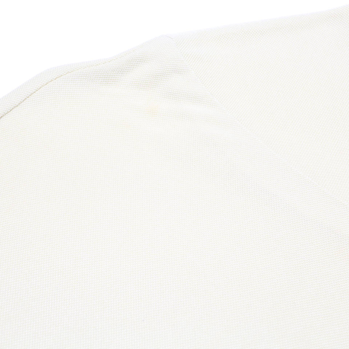 GYMNASIUM Mens Cream Polo Shirt 2XL Short Sleeve Plain Cotton Blend Zip Collar