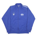 ADIDAS Mens Blue Hellas Track Jacket XL Polyester Plain Zip Sportswear